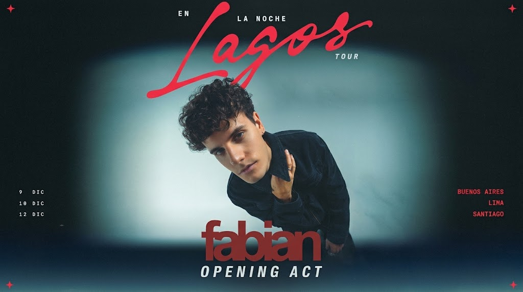 El nominado al Latin Grammy Fabian será telonero del dúo Lagos en su recorrido latinoamericano