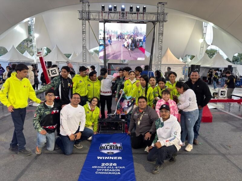 Estudiantes de la sierra de Chihuahua alcanzan la cima en torneo nacional de robótica