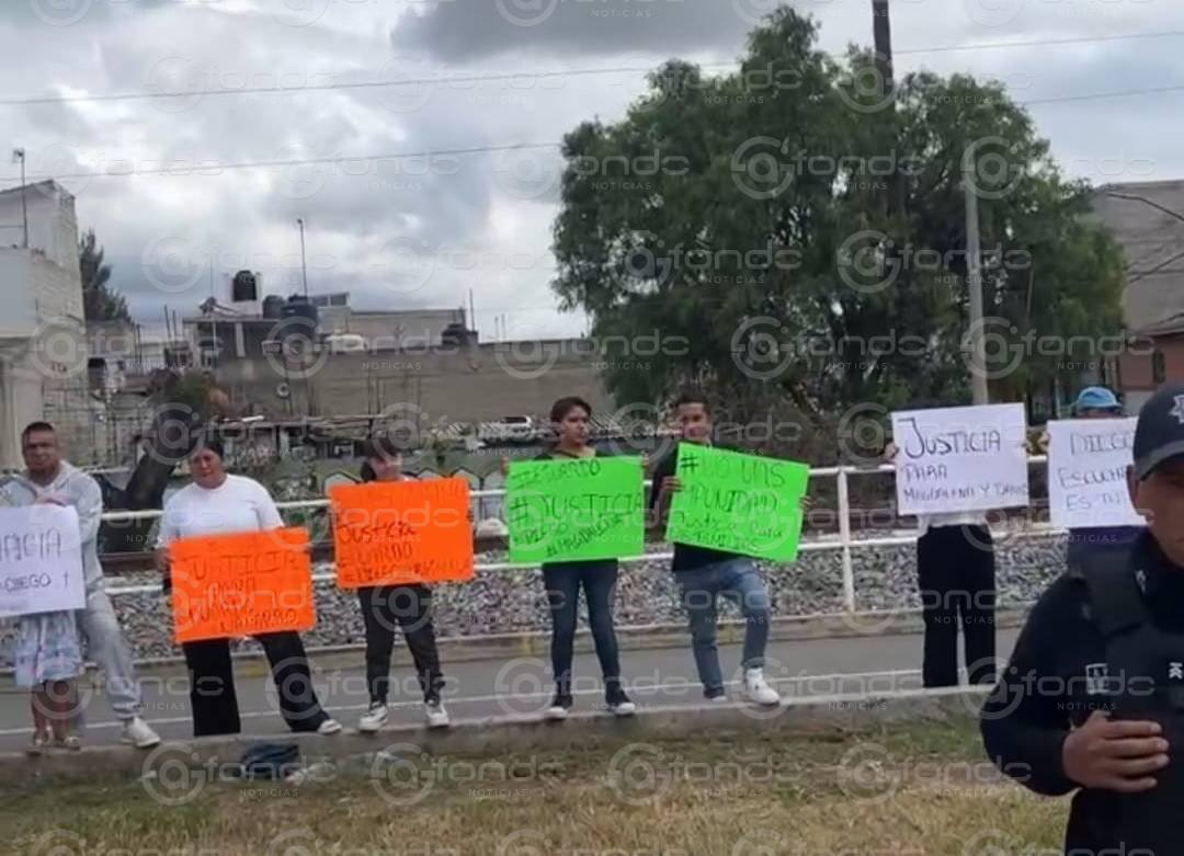 Exigen justicia en Ecatepec tras la muerte de un adolescente de 14 años arrollado por un automovilista