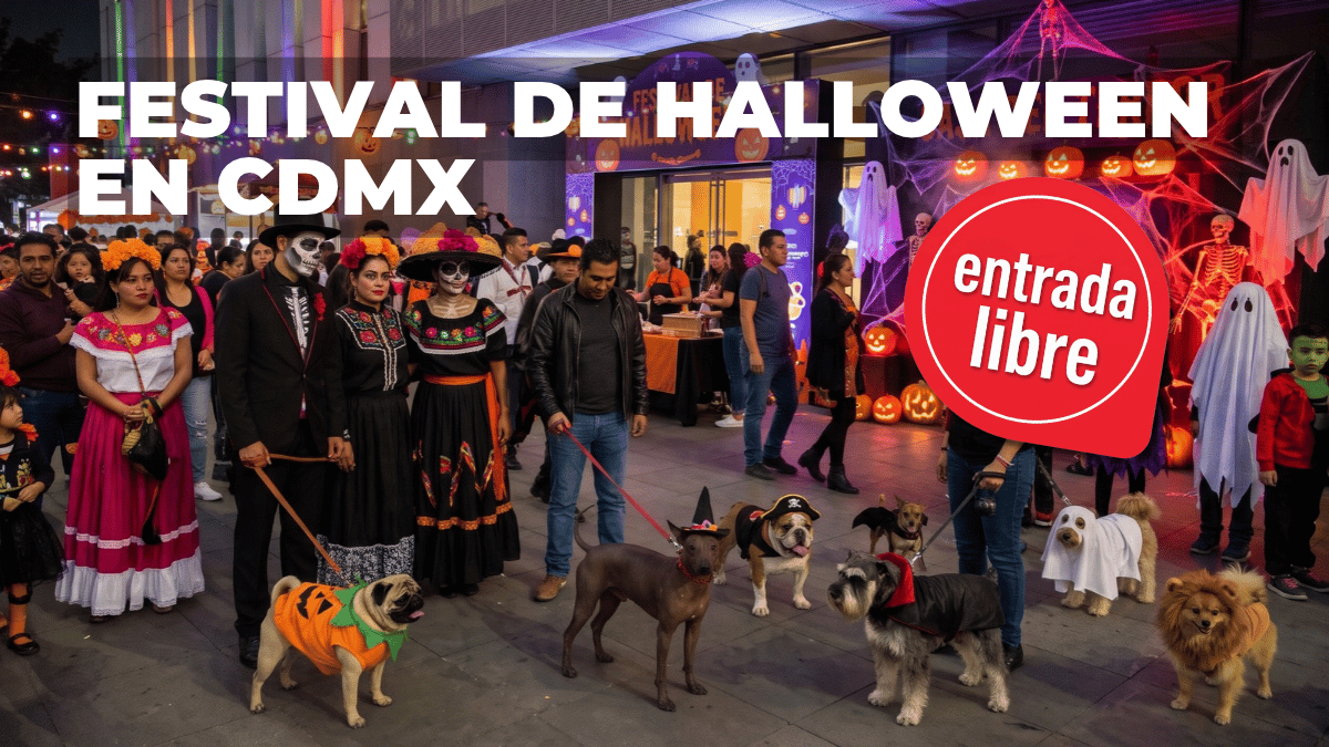 Festival de halloween en cdmx: casa del terror, leyendas y disfraces para mascotas con acceso gratuito