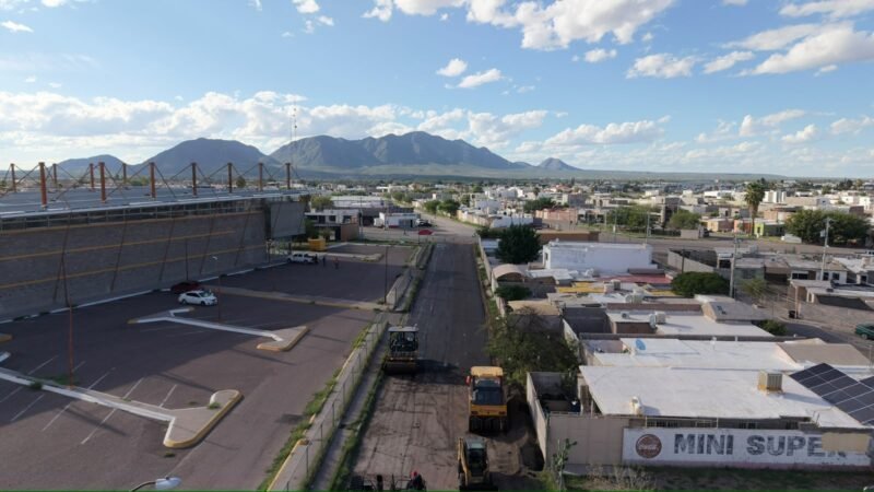 Finaliza el gobierno municipal de camargo pavimentación en la calle convención de aguascalientes