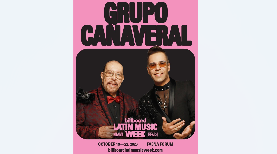 Grupo cañaveral confirma su participación estelar en la Semana de la Música Latina de Billboard 2026