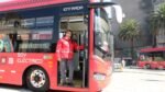 histórico debut de la primera ruta del metrobús en la ciudad de méxico conducida en su totalidad por mujeres
