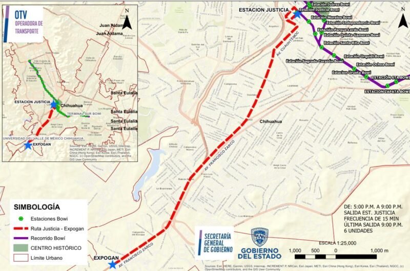 Implementarán trayecto especial del sistema Bowí para garantizar movilidad segura durante la feria Expogan 2026