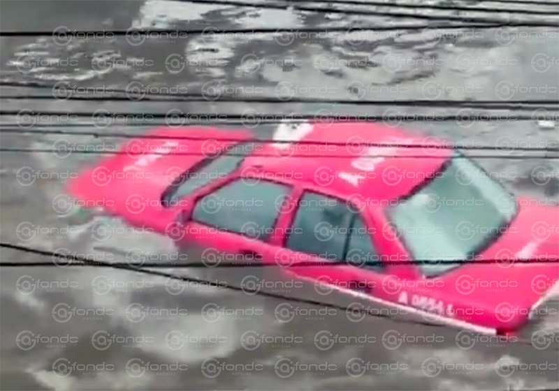 Inundaciones y caos vial paralizan la alcaldía Tláhuac tras fuertes precipitaciones