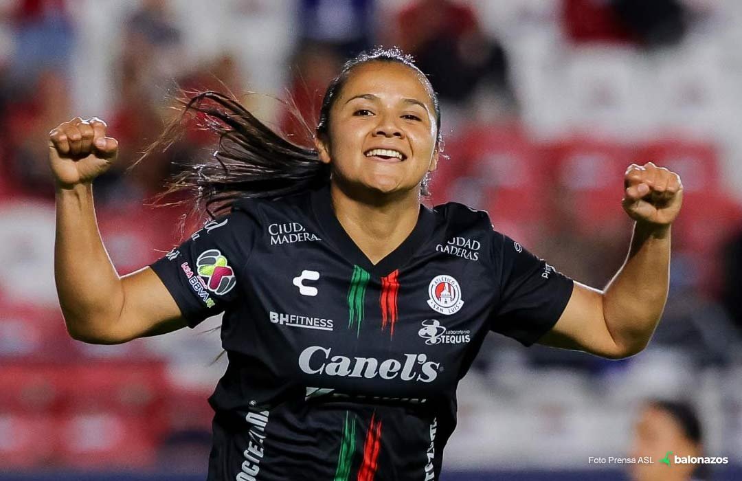 La delantera venezolana Enyerliannys Higuera se convierte en la máxima goleadora histórica del Atlético de San Luis