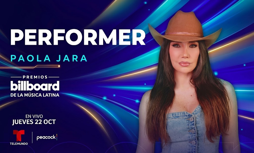 La estrella colombiana Paola Jara brillará en el escenario de los Premios Billboard de la Música Latina 2026