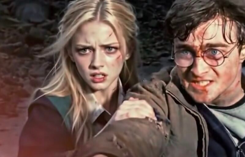 La inteligencia artificial transforma a Draco Malfoy en mujer e imagina un romance con Harry Potter