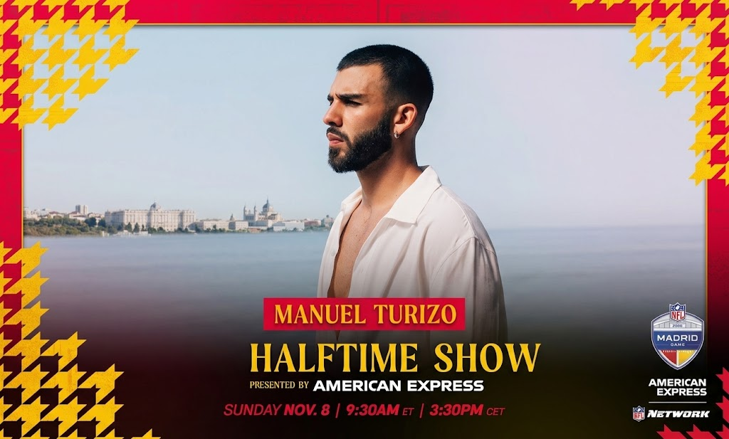 Manuel Turizo será el protagonista musical del histórico partido de la NFL en Madrid