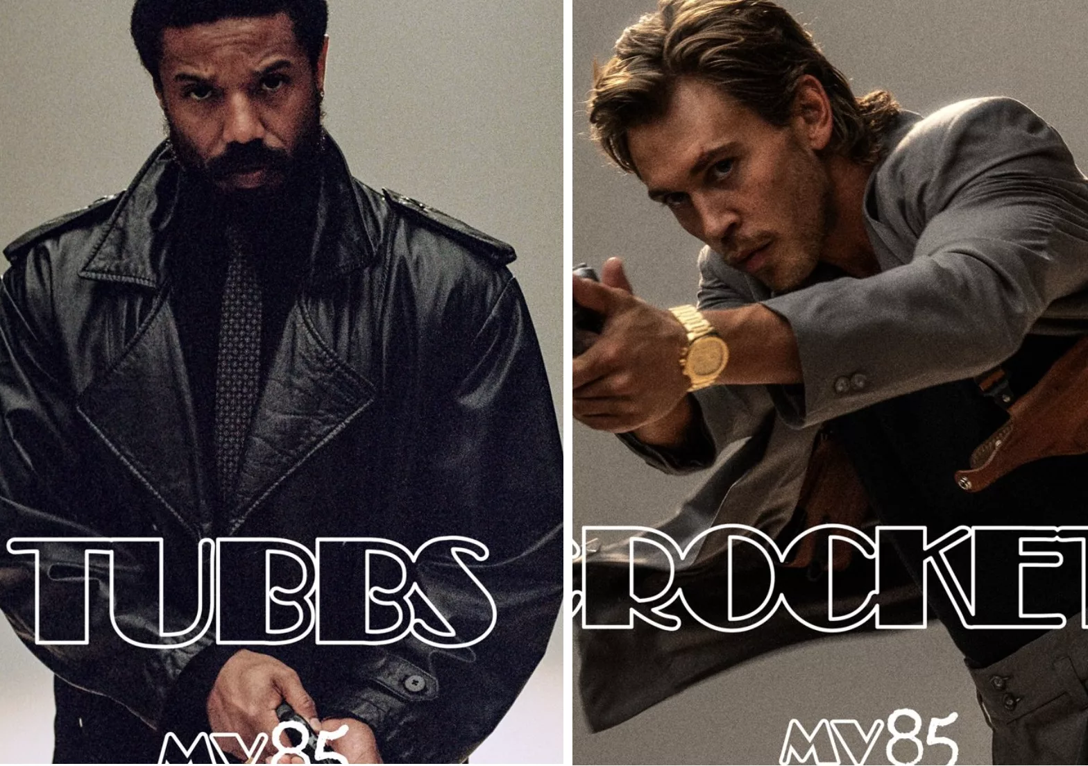 Michael B. Jordan y Austin Butler protagonizan las primeras imágenes de «Miami Vice ’85»