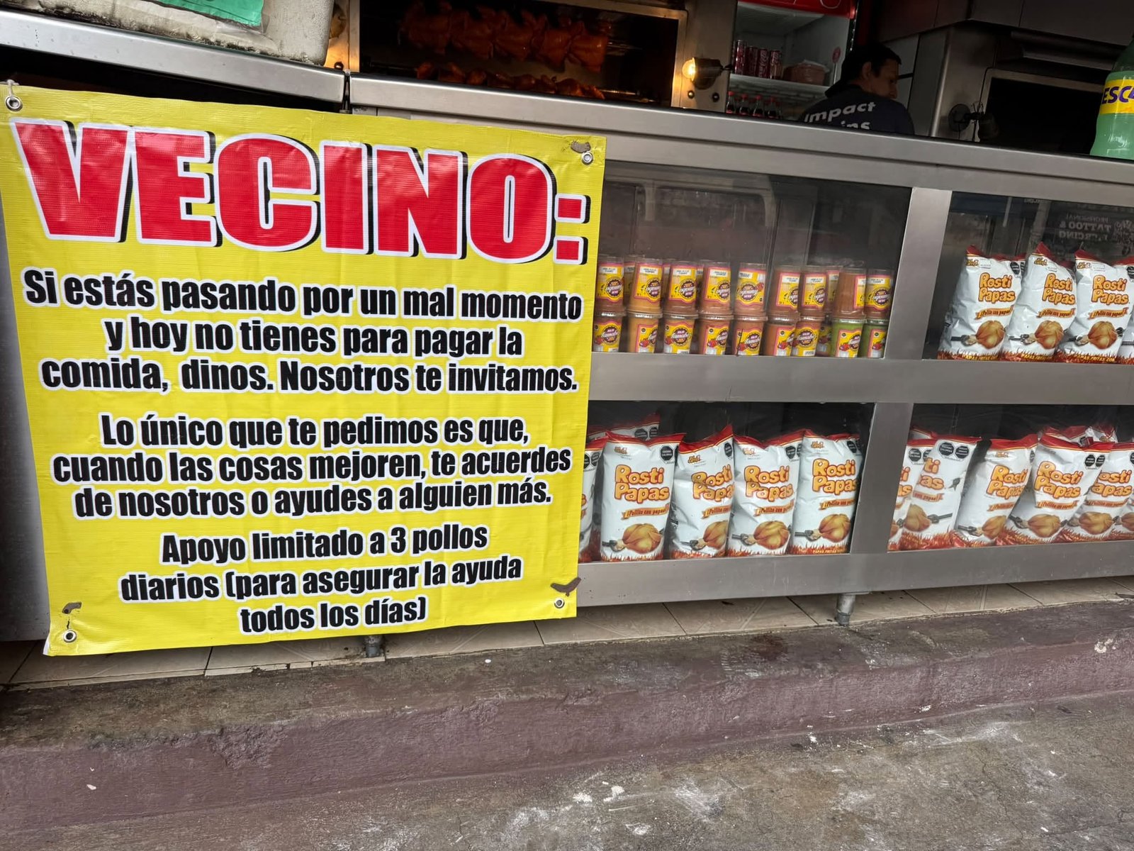 Negocio local en La Paz impulsa red solidaria para ofrecer comida a sectores vulnerables