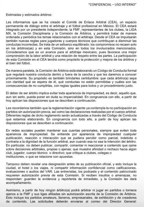 Nuevas restricciones de la Comisión de Arbitraje marginan a Katia Itzel García de la Jornada 11