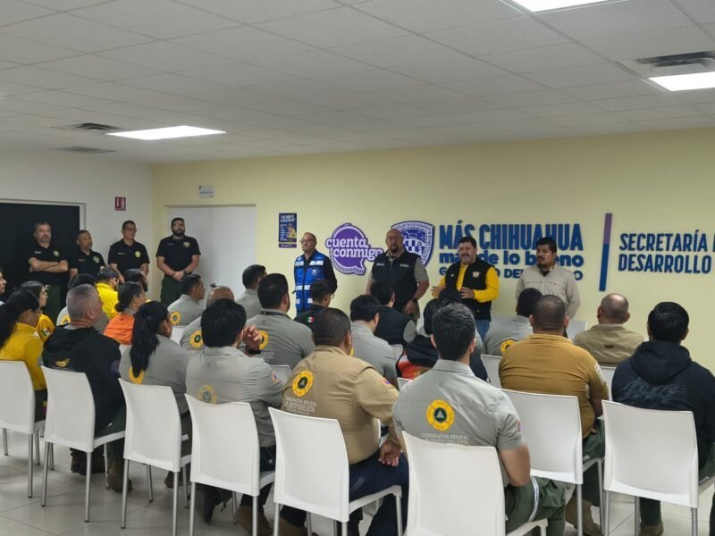 Refuerzan preparación de protección civil estatal frente a emergencias por incendios forestales