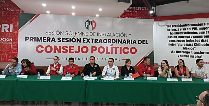 Renovación tricolor en Chihuahua: el PRI define su estructura rumbo al periodo 2026-2029