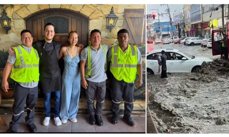 Restaurantero en Acapulco localiza y premia a repartidores que salvaron a su familia durante huracán