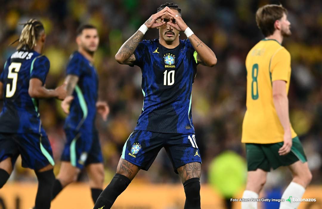 Resultados de la fecha FIFA: triunfo convincente de Brasil en Australia e igualdad de Perú frente a México