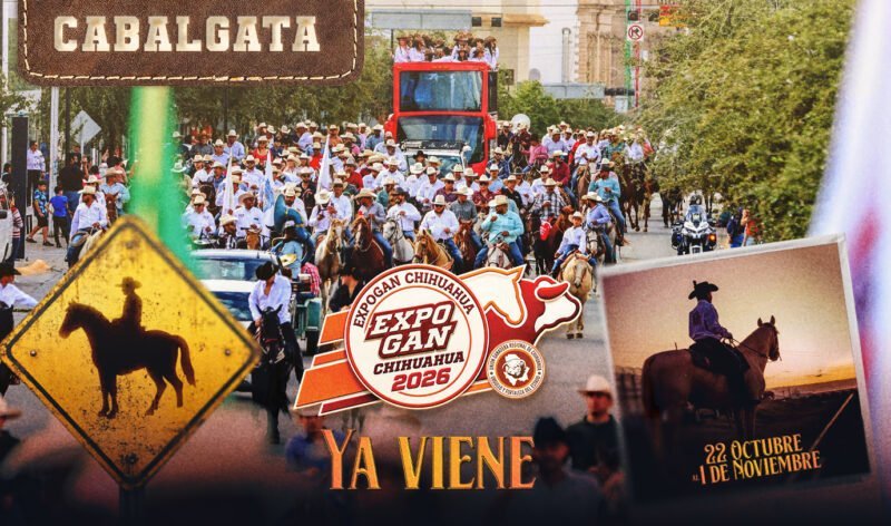 Todo listo para el inicio de la tradicional cabalgata de ExpoGan Chihuahua este jueves