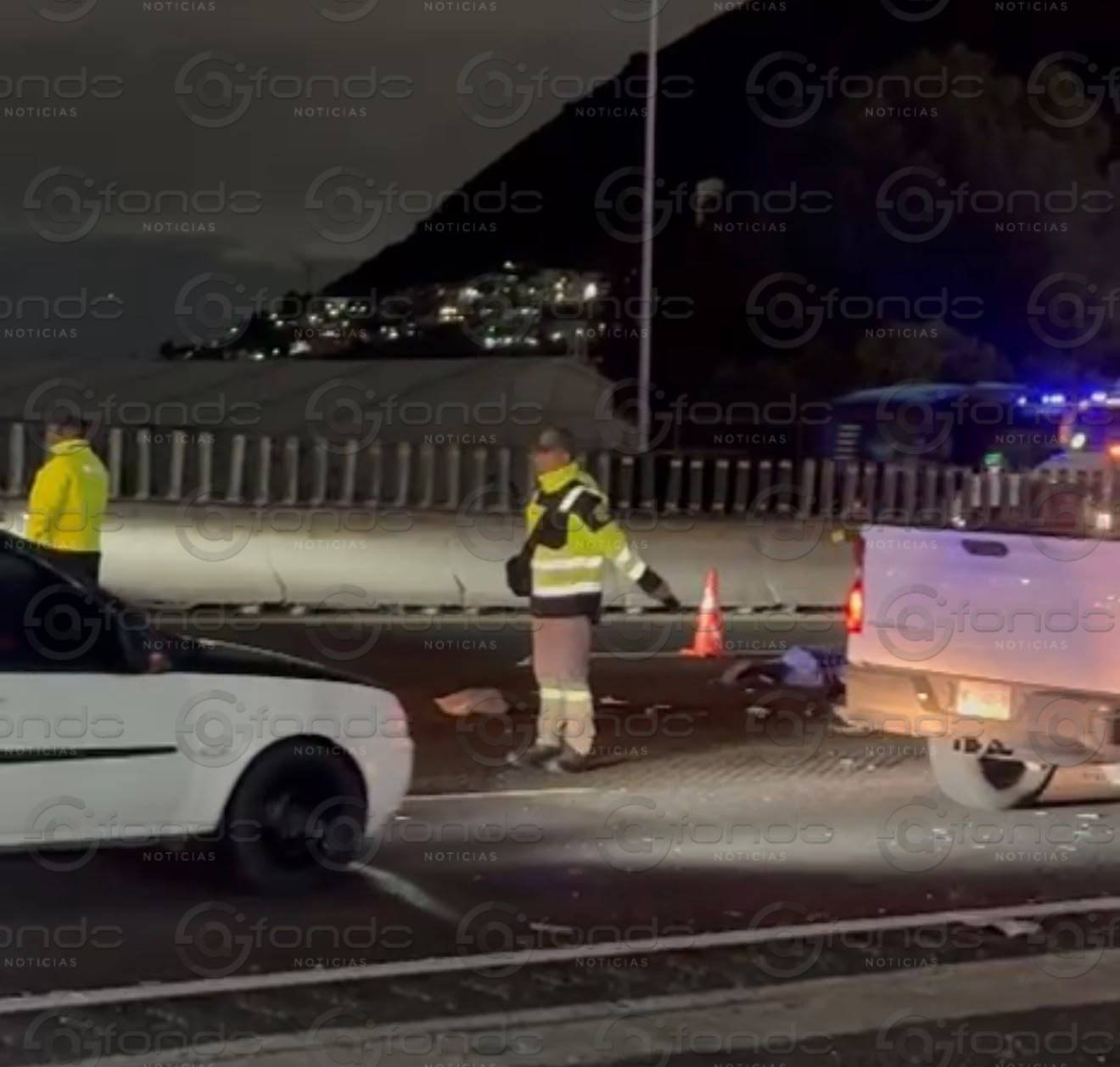 Tragedia en la autopista México-Pachuca: motociclista fallece tras ser arrollado por un camión de carga