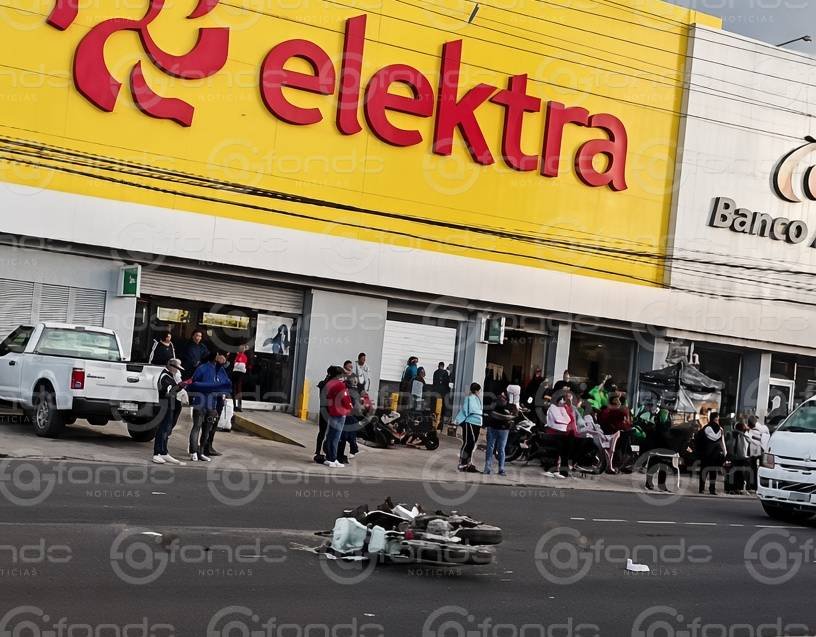Trágico accidente en Chicoloapan: motociclista pierde la vida tras ser arrollado por un vehículo de carga