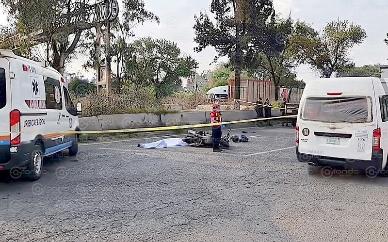 Trágico accidente en la autopista México-Querétaro: motociclista pierde la vida tras sufrir aparatoso derrape