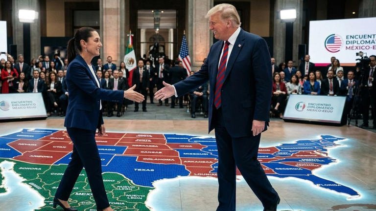 Trump augura un gran acuerdo comercial con México tras destacar los avances en las conversaciones con Sheinbaum